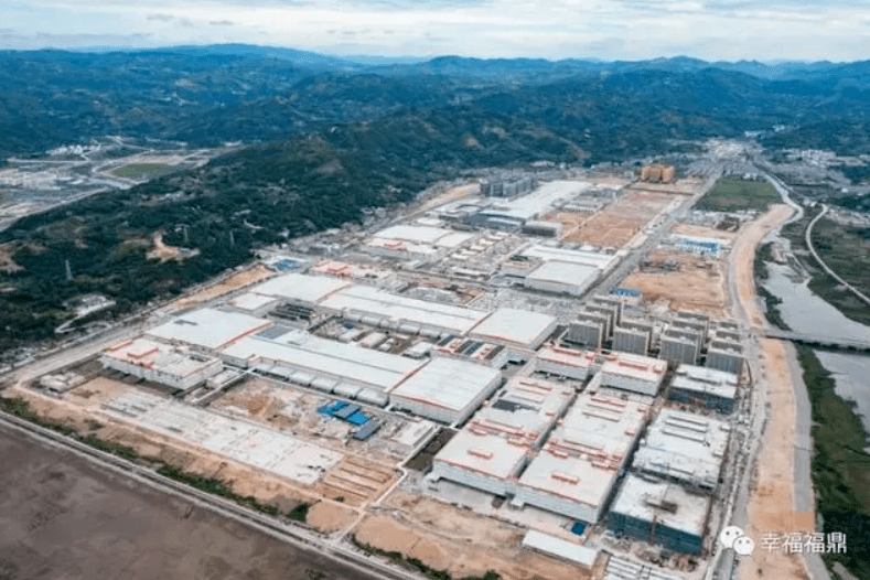 福鼎时代锂离子电池厂房建设